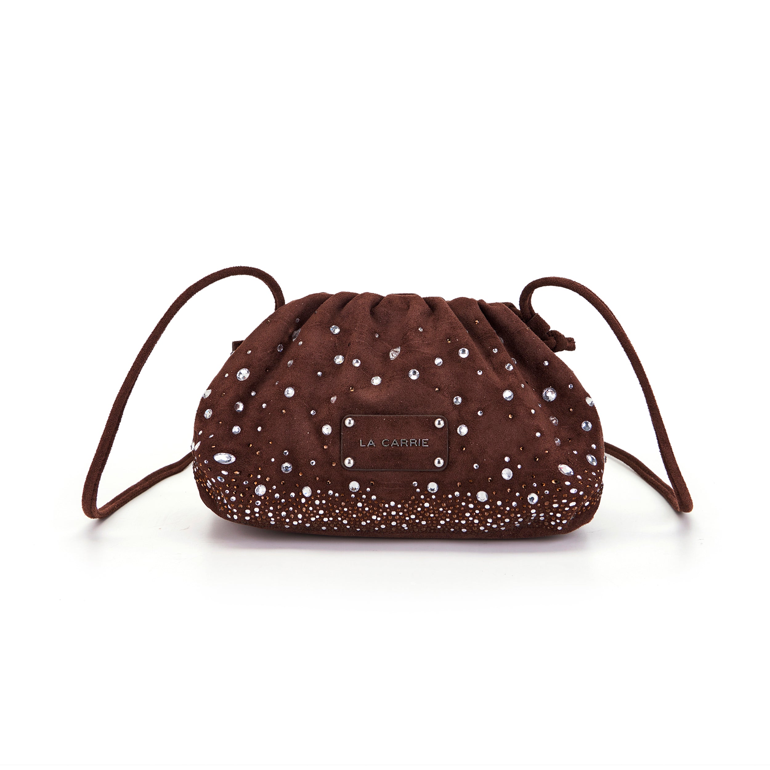 La Carrie Capsule sac bandoulière bleu 23 cm brillant