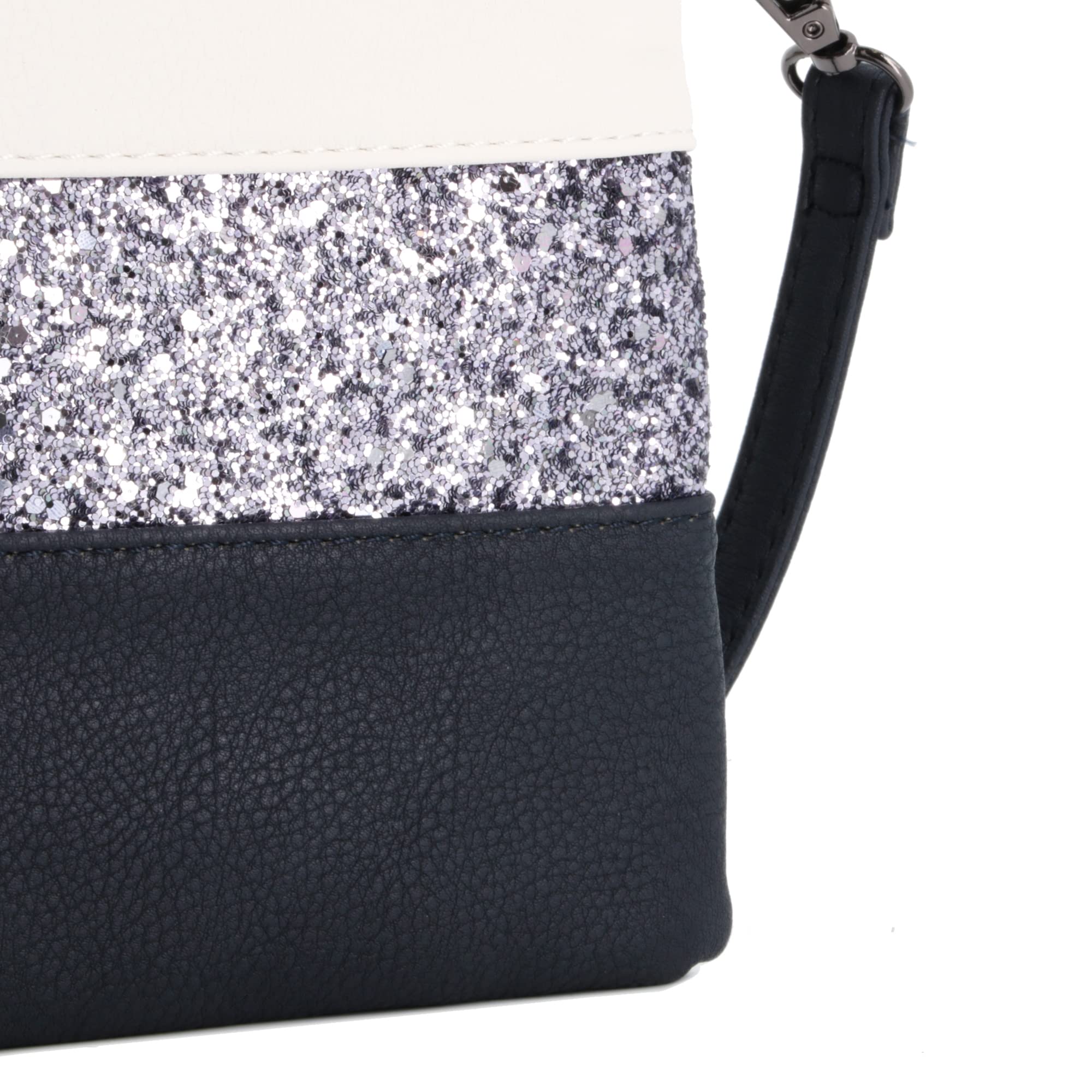 Gallantry Sacs Bandoulière Paillette Soirée Bleu Blanc 28.5x18cm