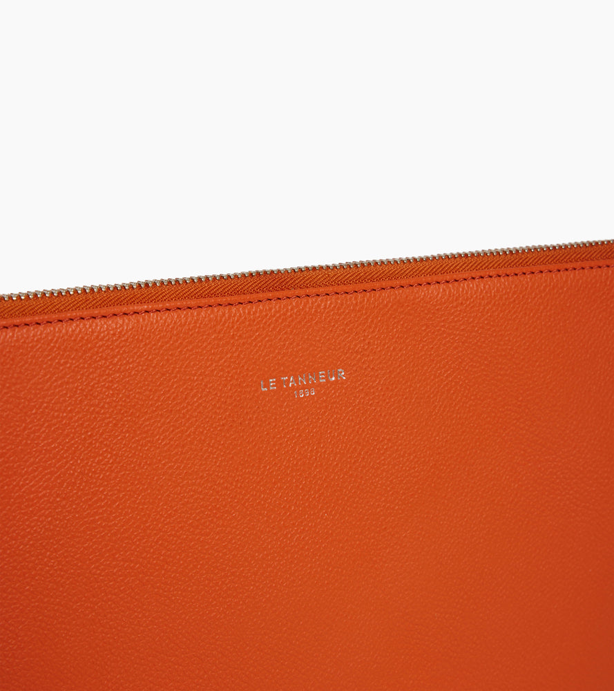 Le Tanneur pochette ordinateur 14 pouces cuir grainé