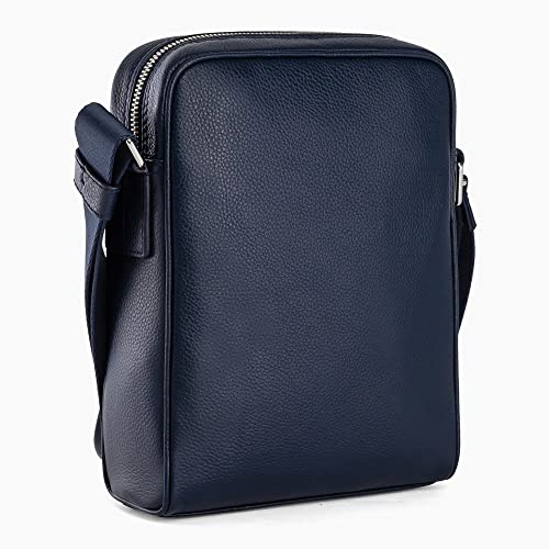Le Tanneur Charles TCHA2210 reporter cuir bleu crépuscule