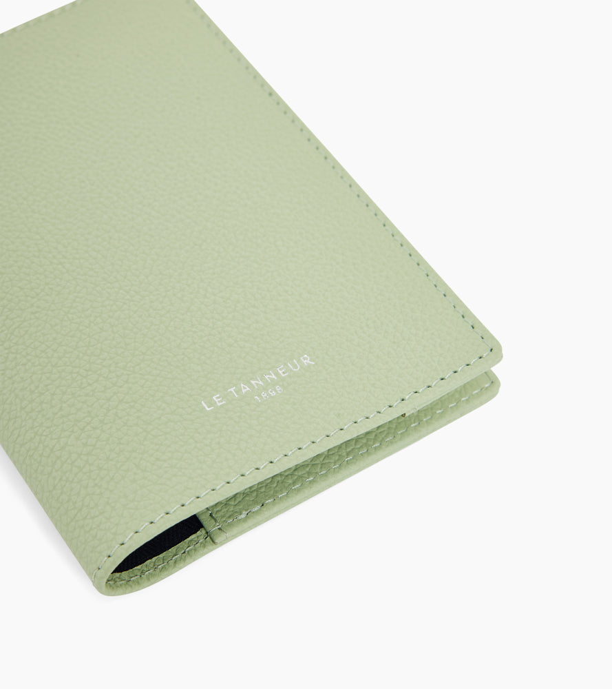 Le Tanneur Accessories porte-passeport cuir grainé Crépuscule