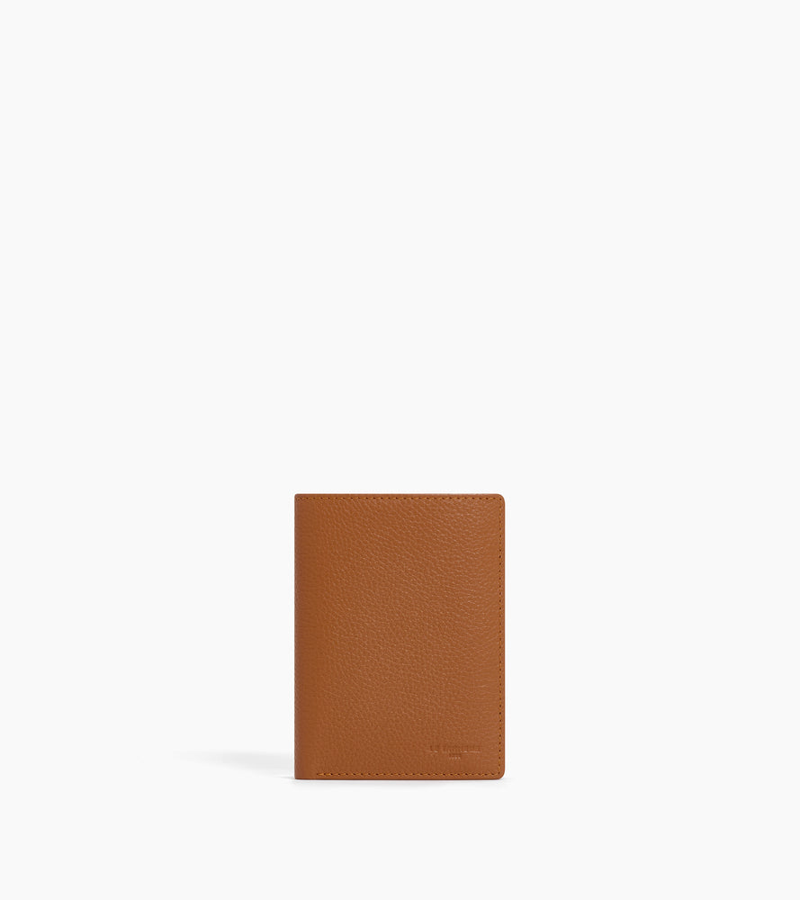 Le Tanneur Charles portefeuille cuir grainé marron tan