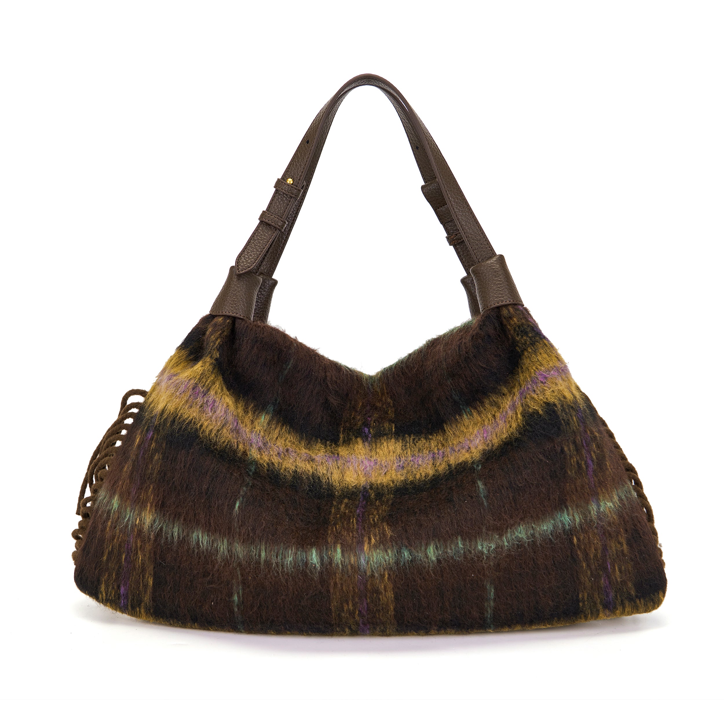 La Carrie Bag Kerala sac shopping marron 50x20x30cm