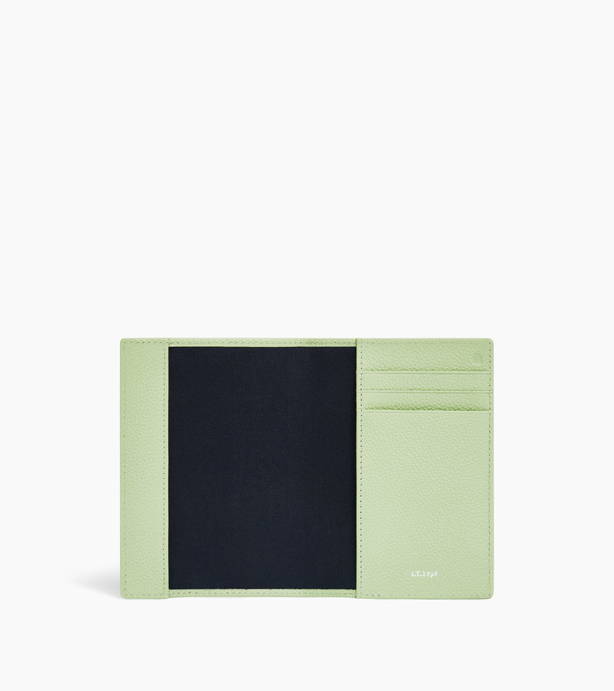 Le Tanneur Accessories porte-passeport cuir grainé Crépuscule