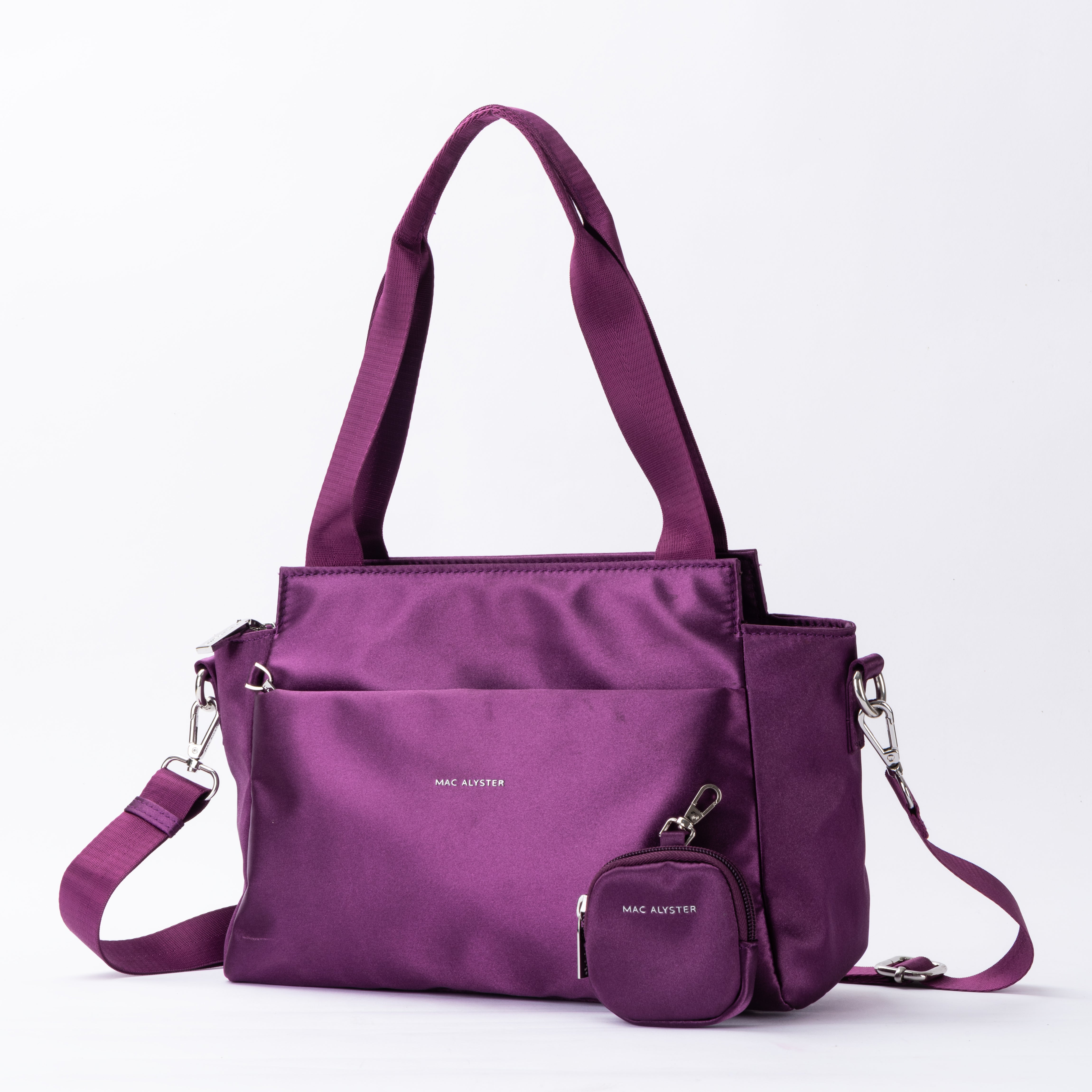 Mac Alyster Studio Passion sac shopping noir métalisé