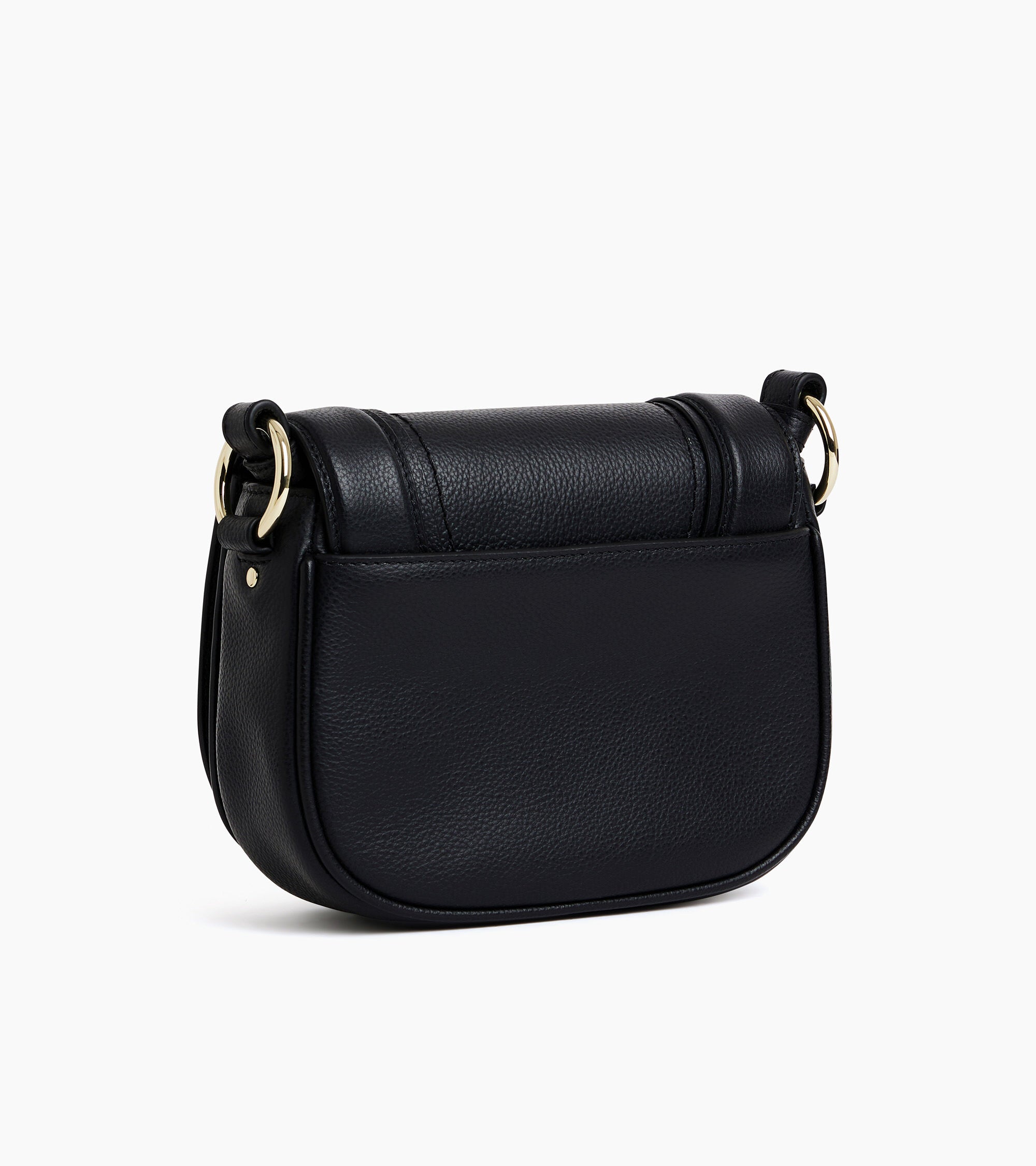 Le Tanneur Ella petit sac bandoulière cuir grainé noir