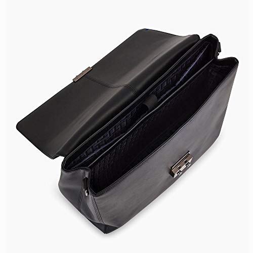 Le Tanneur Martin serviette cuir lisse 15" 38 cm