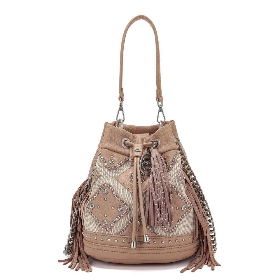 La Carrie Butterfly sac seau canvas cotto 26 cm