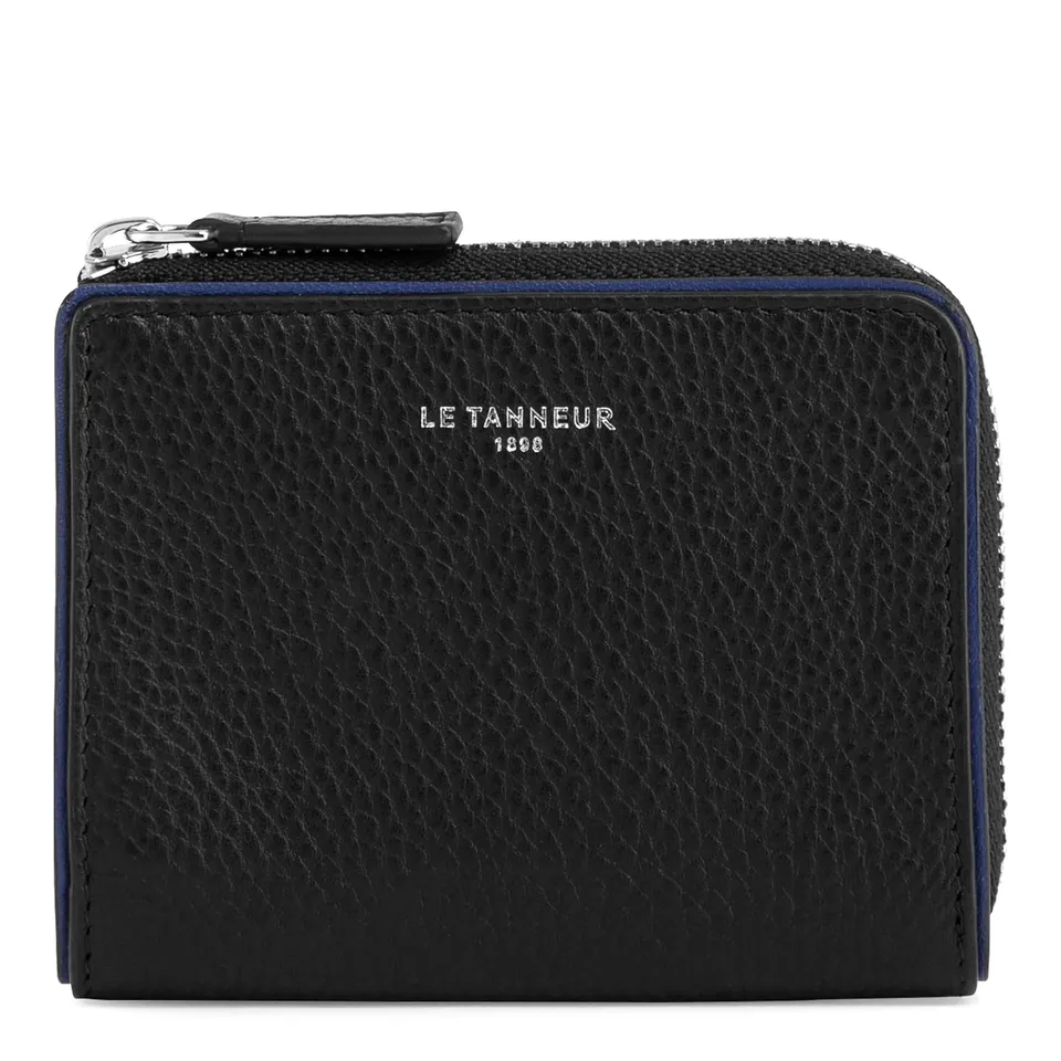 Le Tanneur Augustin porte monnaie cuir homme zippé anti-RFID