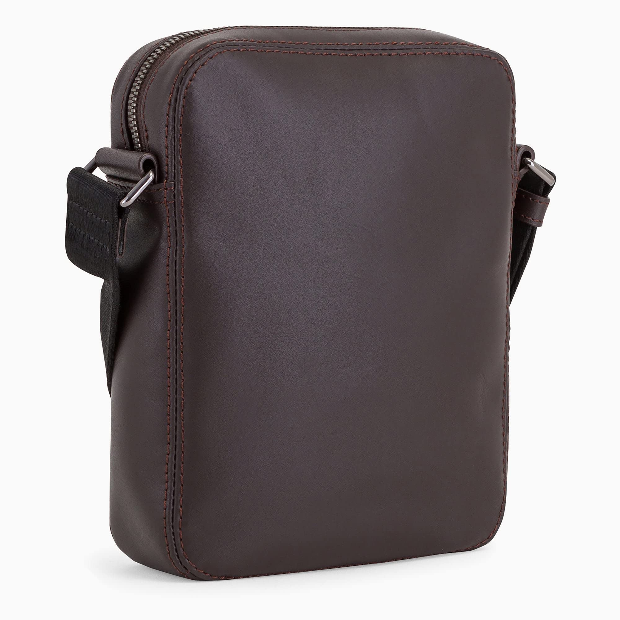 Le Tanneur Martin sacoche cuir lisse homme 16x21 cm
