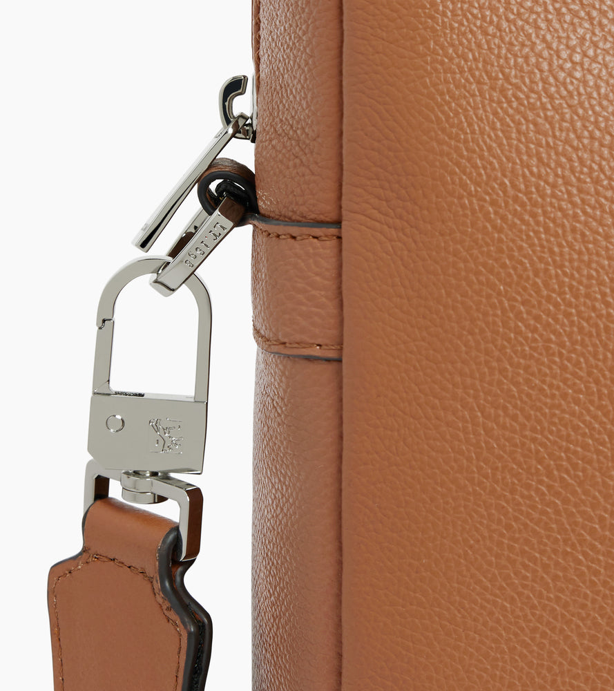 Le Tanneur Marceau porte-documents 15" cuir grainé marron