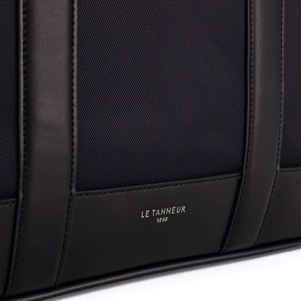 Le Tanneur Gaspard Tgas4000 sacoche toile et cuir 38,5 cm