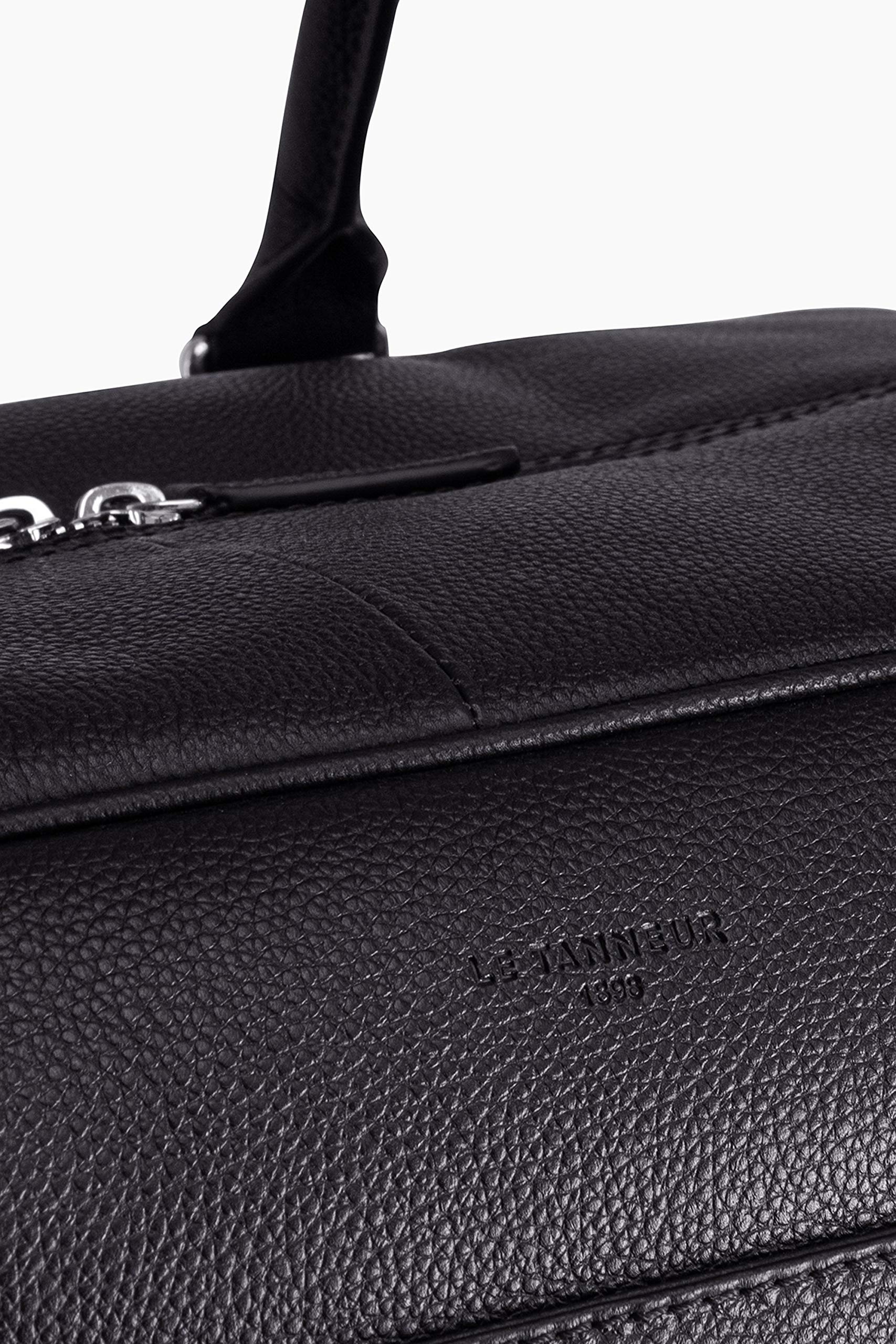 Le Tanneur Charles sac de voyage cuir grainé 49 cm