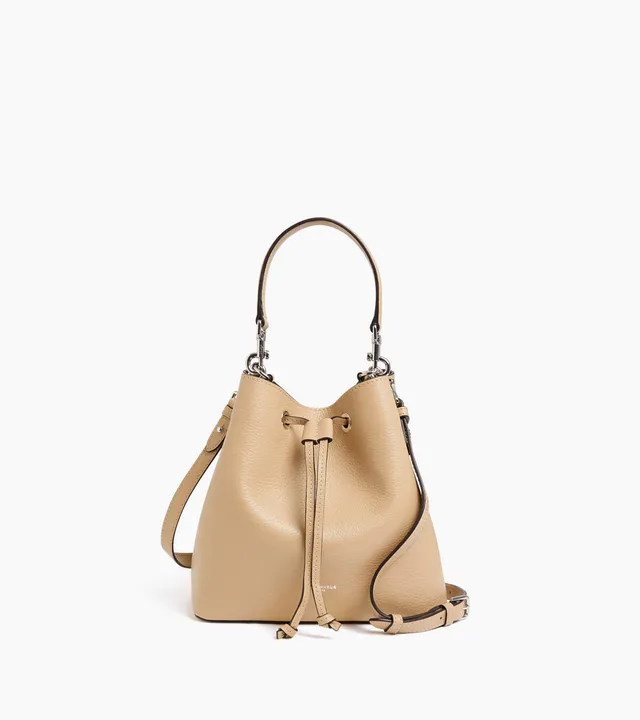 Le Tanneur Louise sac seau cuir grainé France