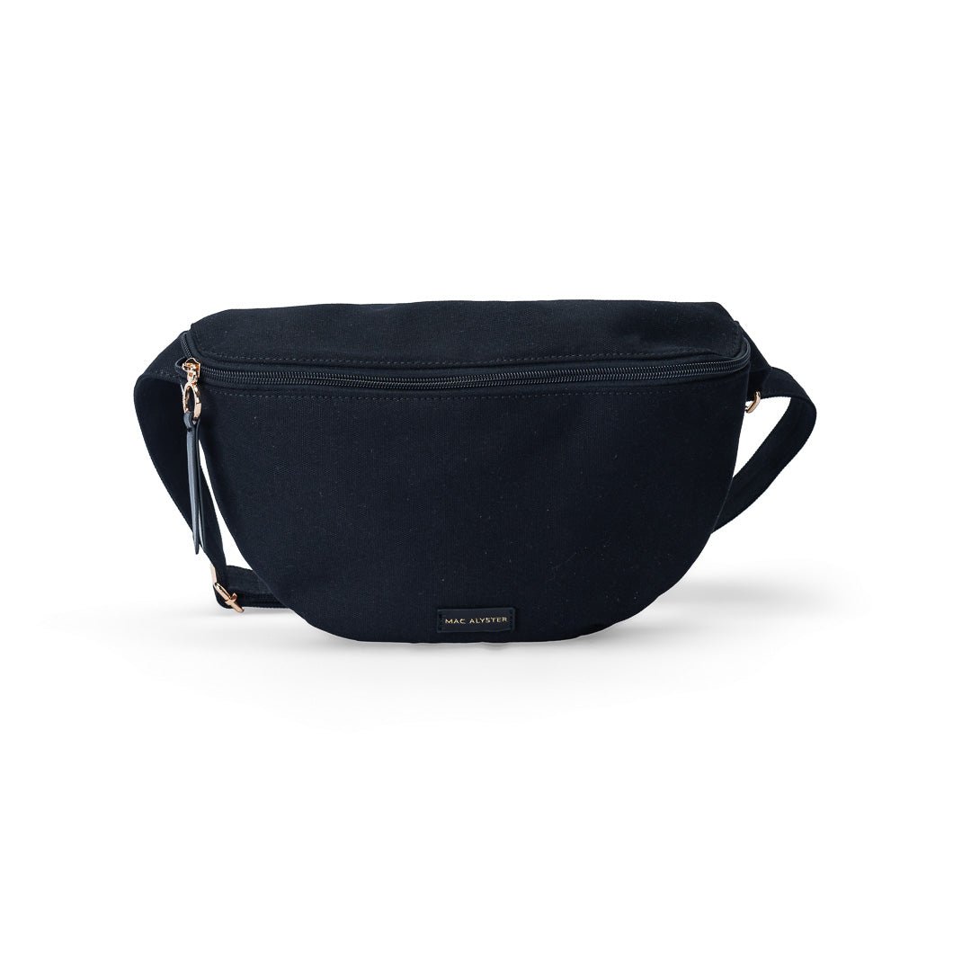 MAC ALYSTER Banane Coton sac banane Bleu 26 cm