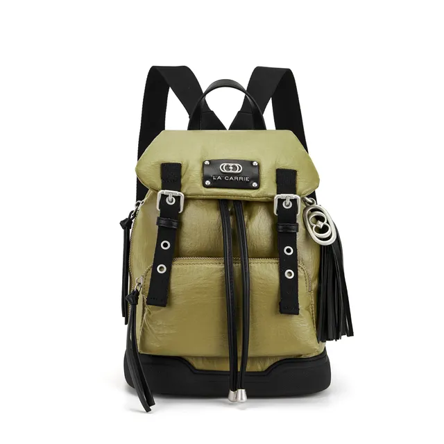 La Carrie Fiber sac à dos vert olive nylon 29 cm