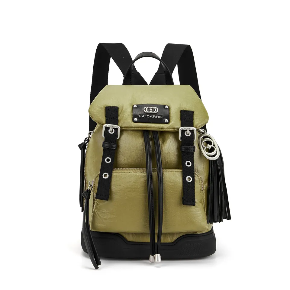 La Carrie Fiber sac à dos vert olive nylon 29 cm