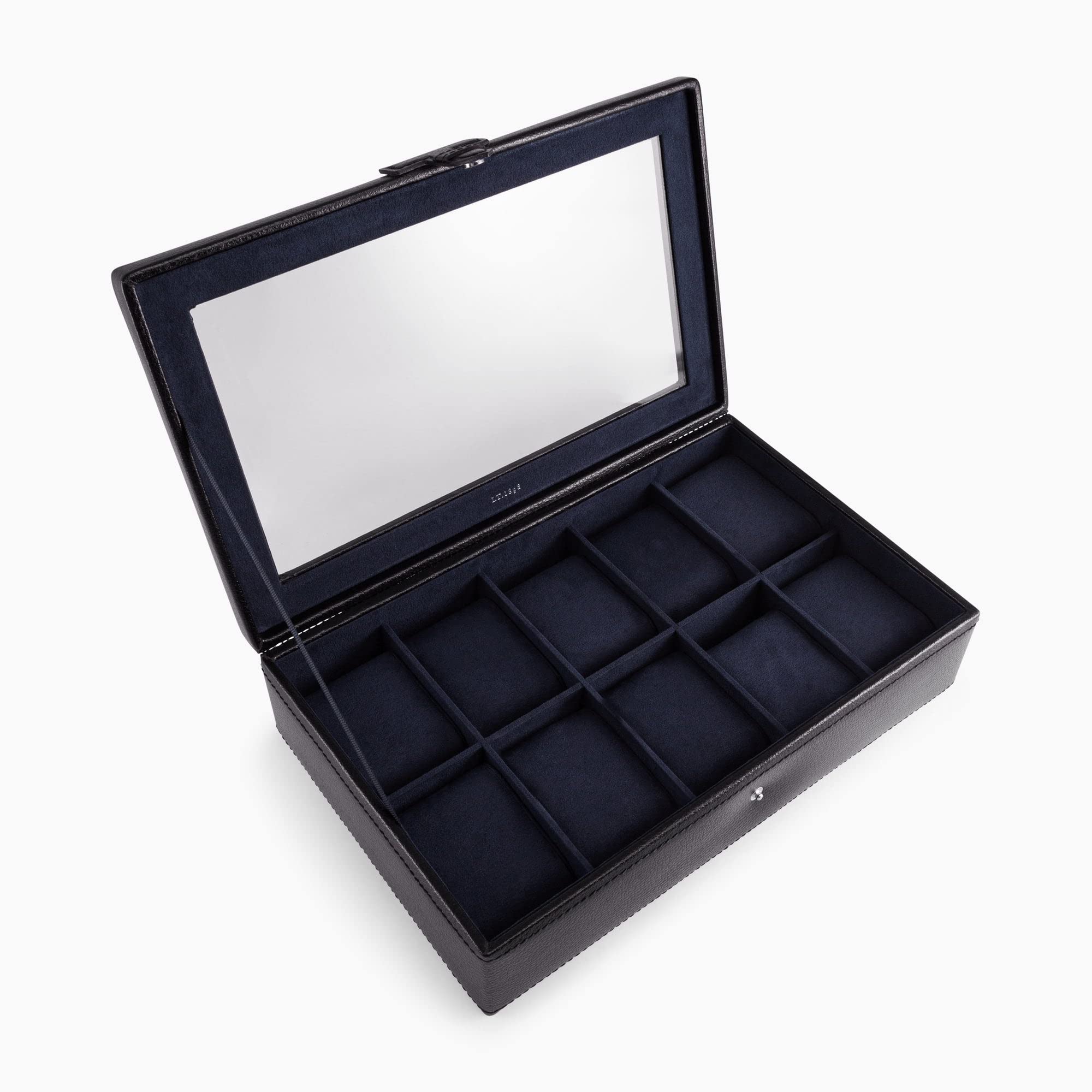 Le Tanneur Leather Goods boîte à montres cuir 10 compartiments velours