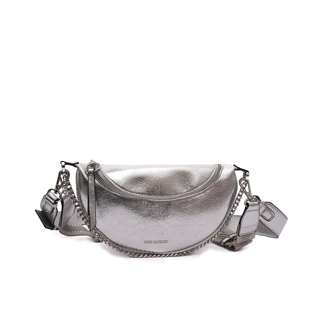 Mac Alyster Basic Grand Sac Banane Doré Synthétique