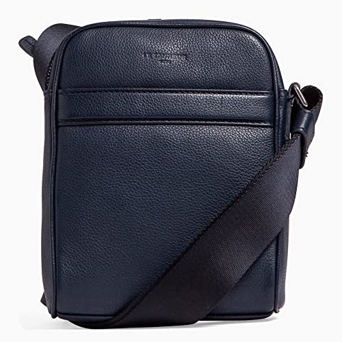 Le Tanneur Charles sac bandoulière cuir grainé noir homme