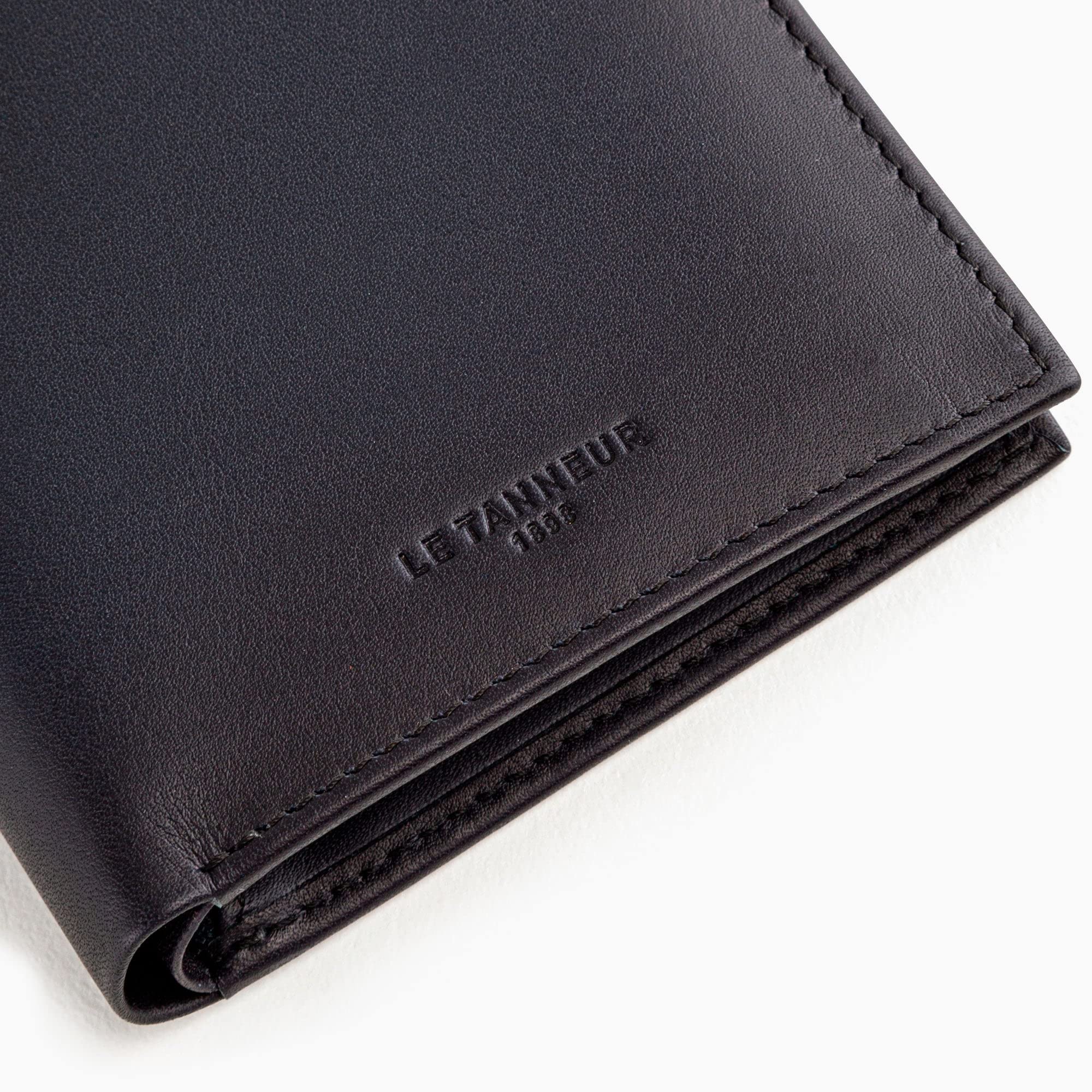 Le Tanneur Albert porte-cartes portefeuille cuir patiné