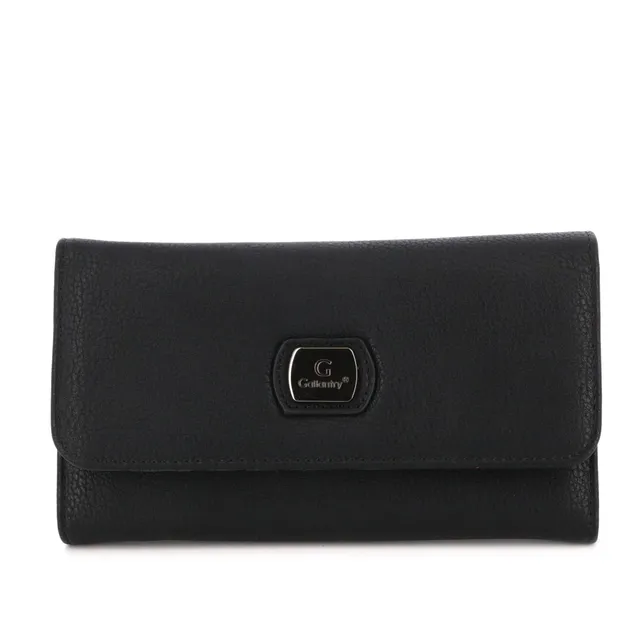 Gallantry Accessoires Portefeuille Long Noir 3 Volets