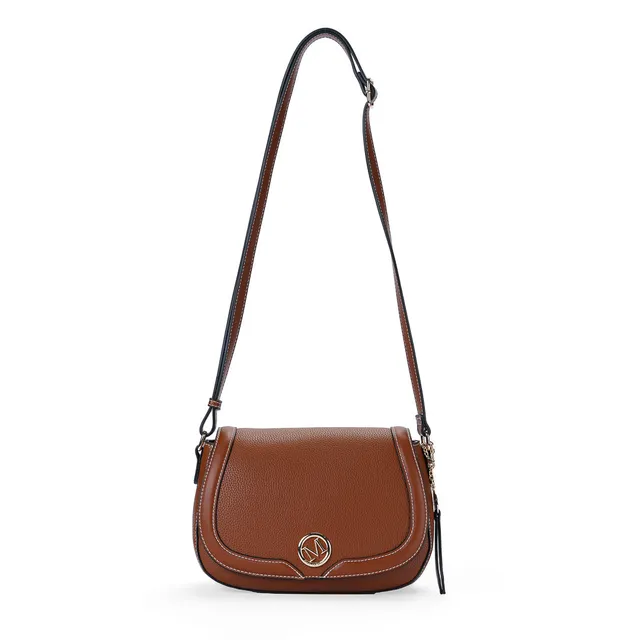 Mac Alyster Alto sac trotteur marron cognac rabat