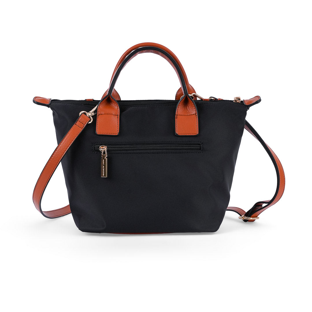 MAC ALYSTER ABRIELLE sac main Noir tissu léger