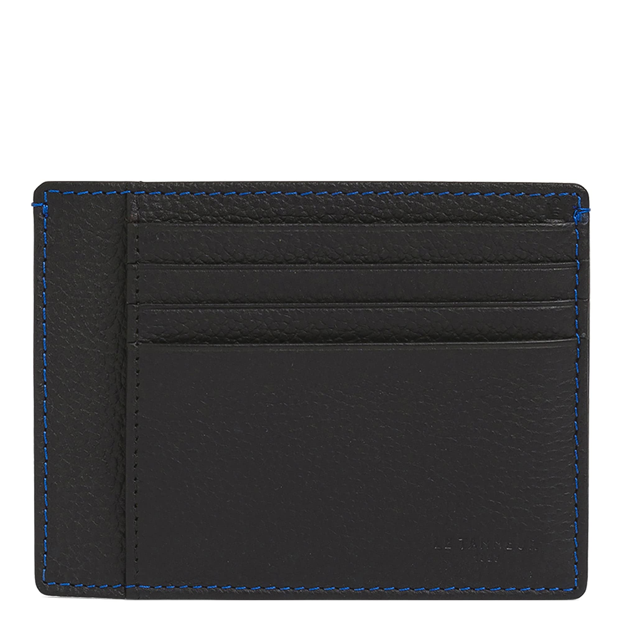 Le Tanneur Charles TCHA3400 porte-cartes cuir café/grenat