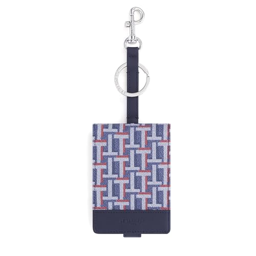 Le Tanneur Camille porte-badge toile cuir 7 cm