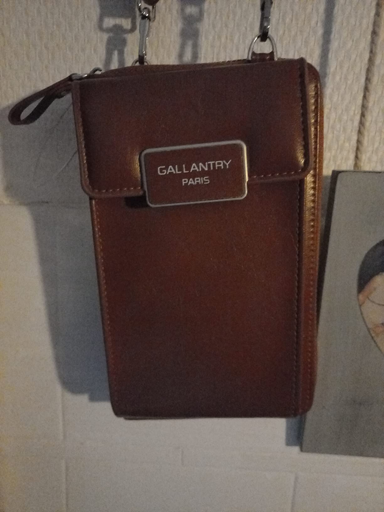 Gallantry Sacs Bandoulière Téléphone pochette smartphone Beige 11x18 cm