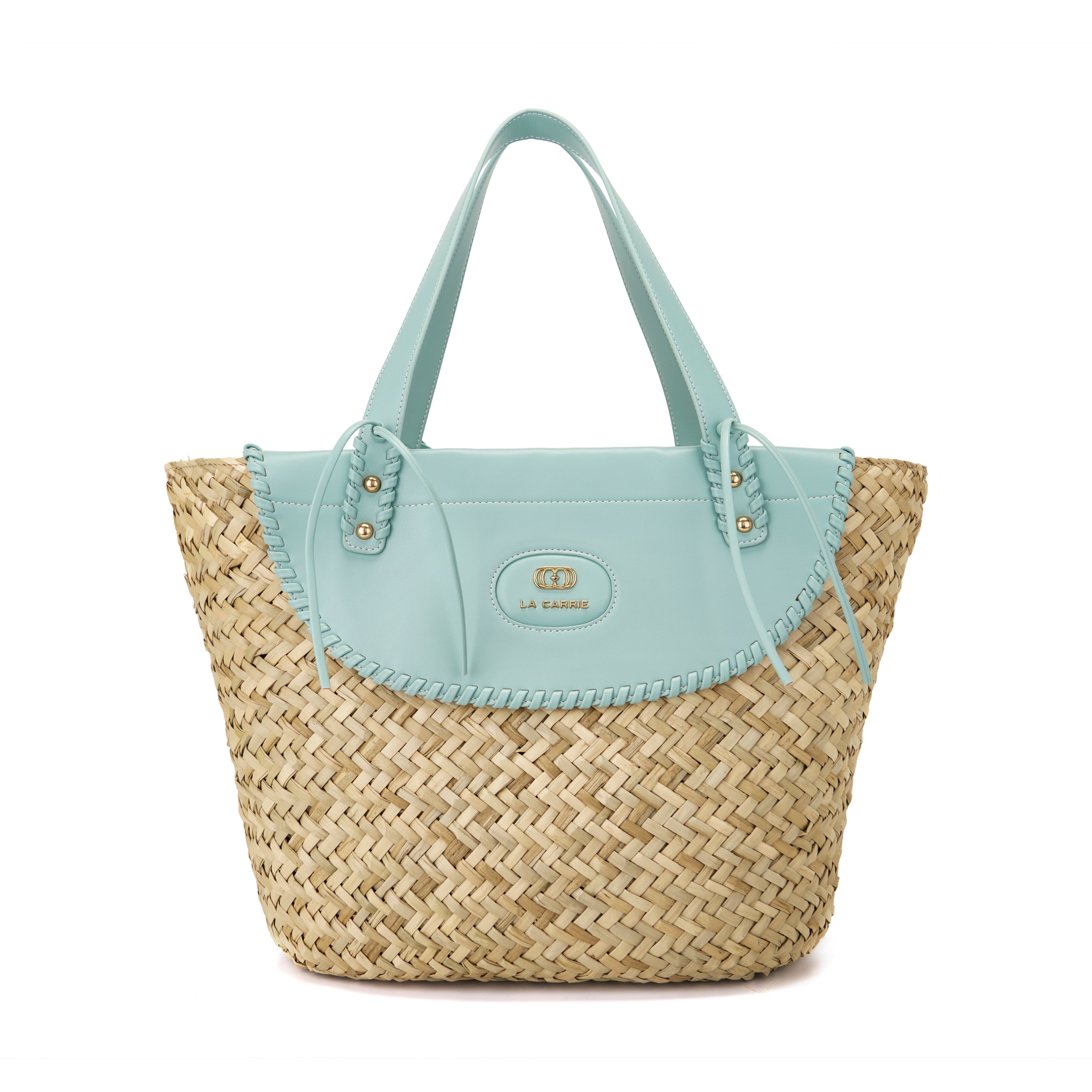 La Carrie Sea Salt sac cabas SKY dentelle brodée