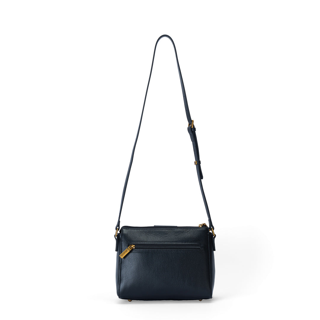 Mac Alyster Mona petit sac trotteur cuir Noir compact quotidien