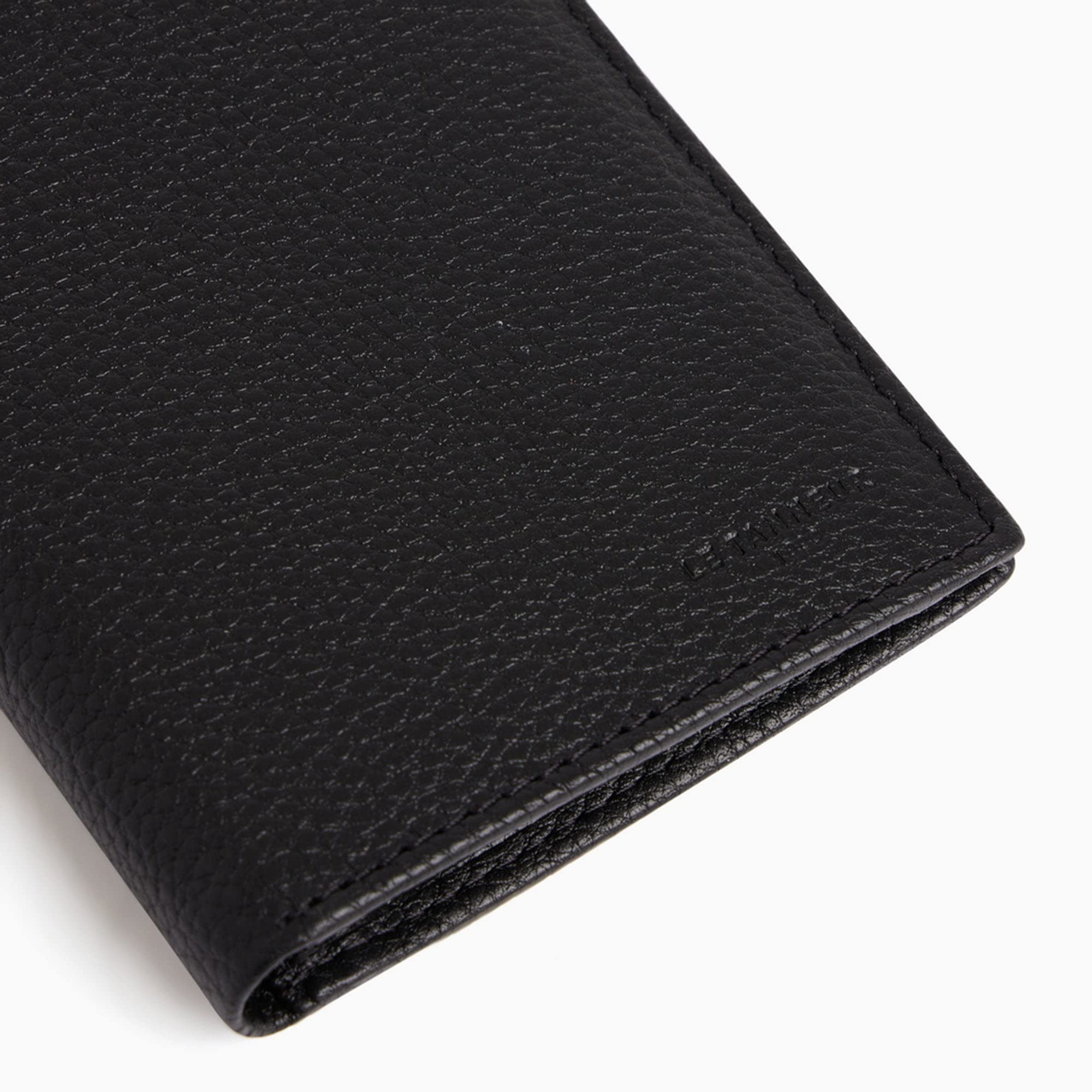 Le Tanneur Charles portefeuille cuir vertical anti-rfid 6 cartes