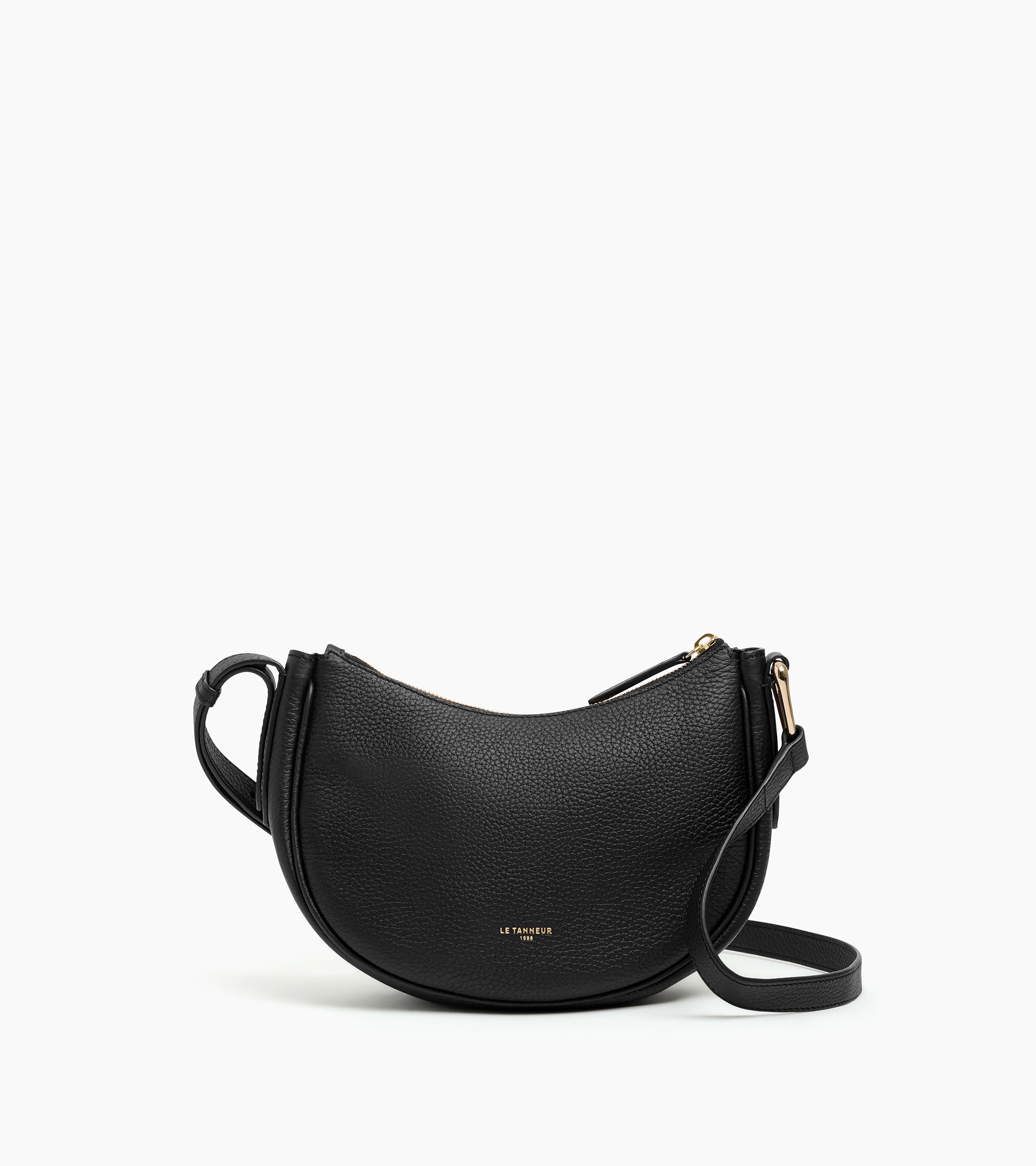 Le Tanneur Madeleine sac bandoulière cuir noir