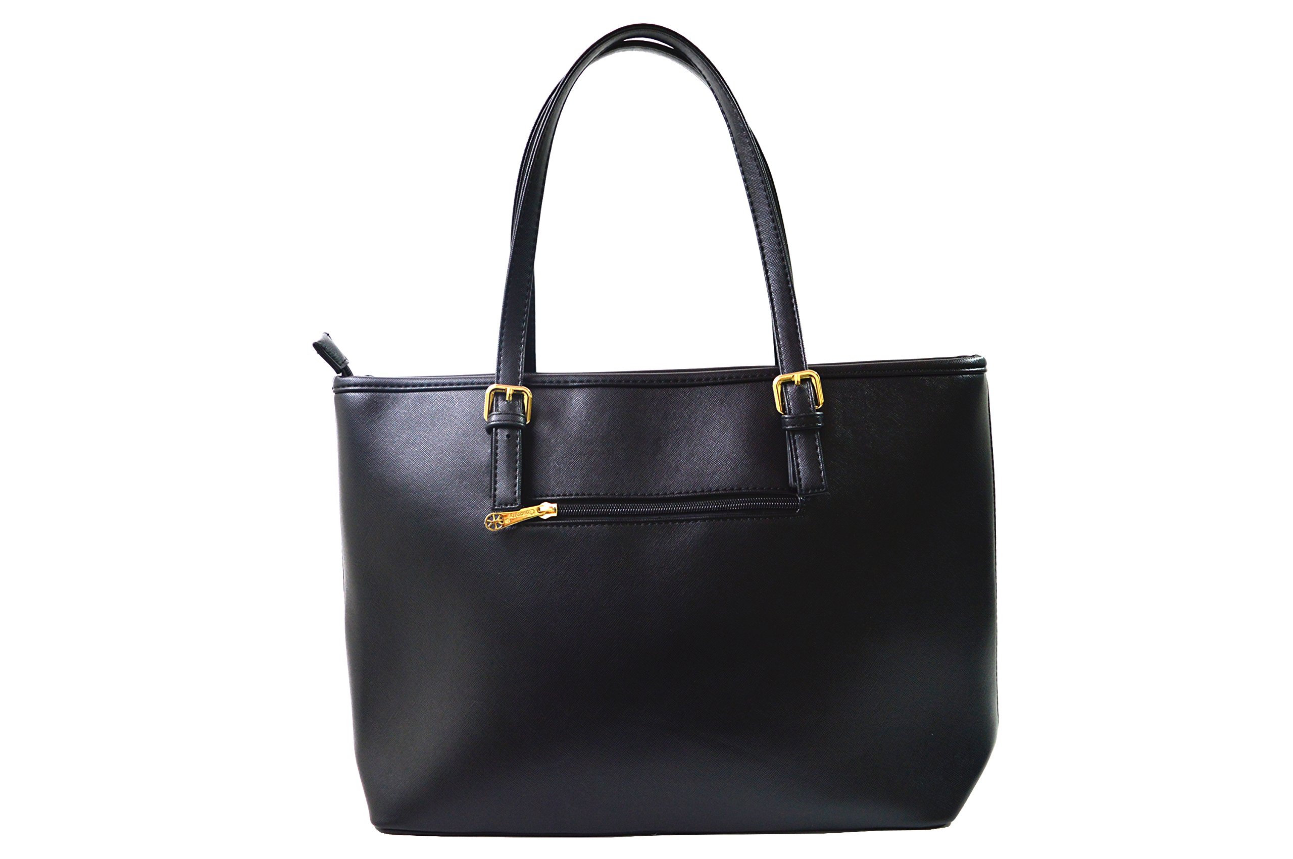 Gallantry Cabas sac cours noir ville A4 46 cm vinyle
