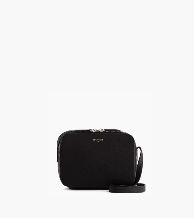 Le Tanneur Sophie petit sac bandoulière cuir Noir