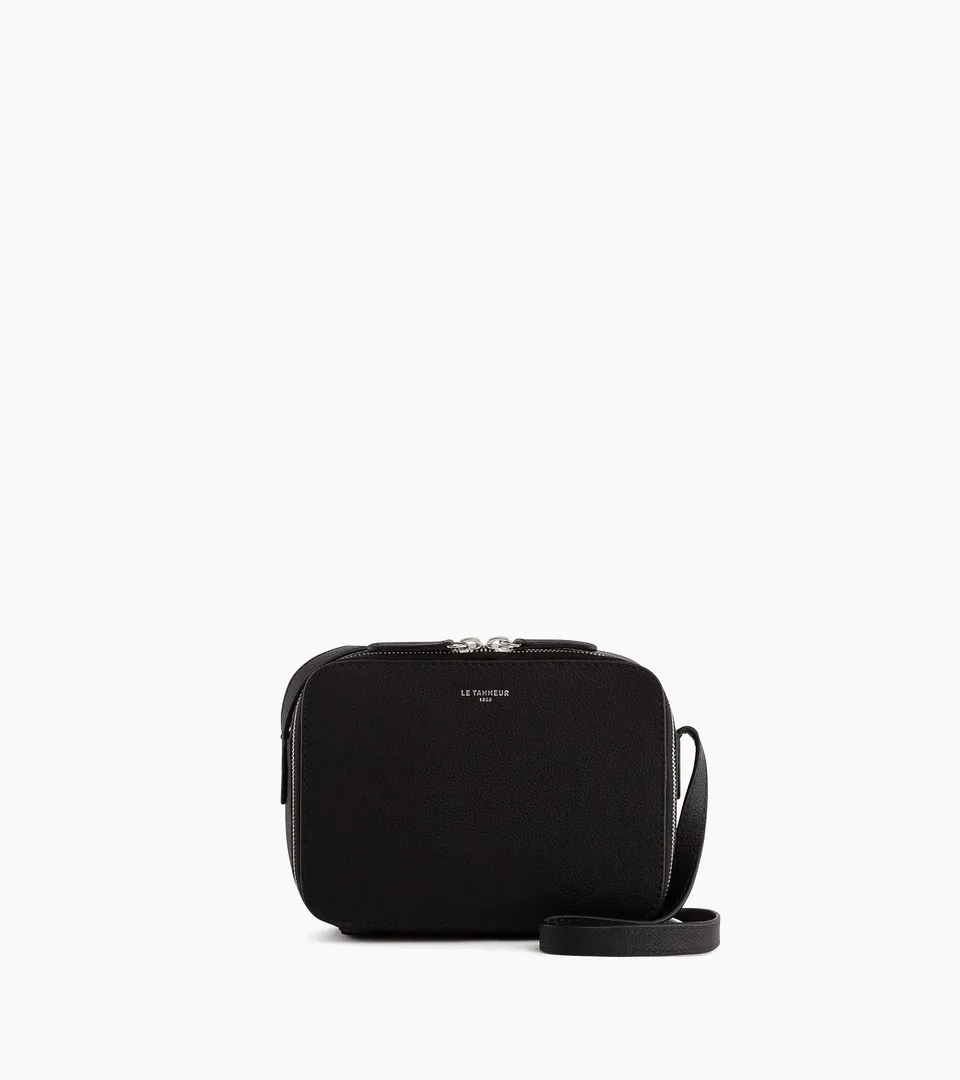Le Tanneur Sophie petit sac bandoulière cuir Noir