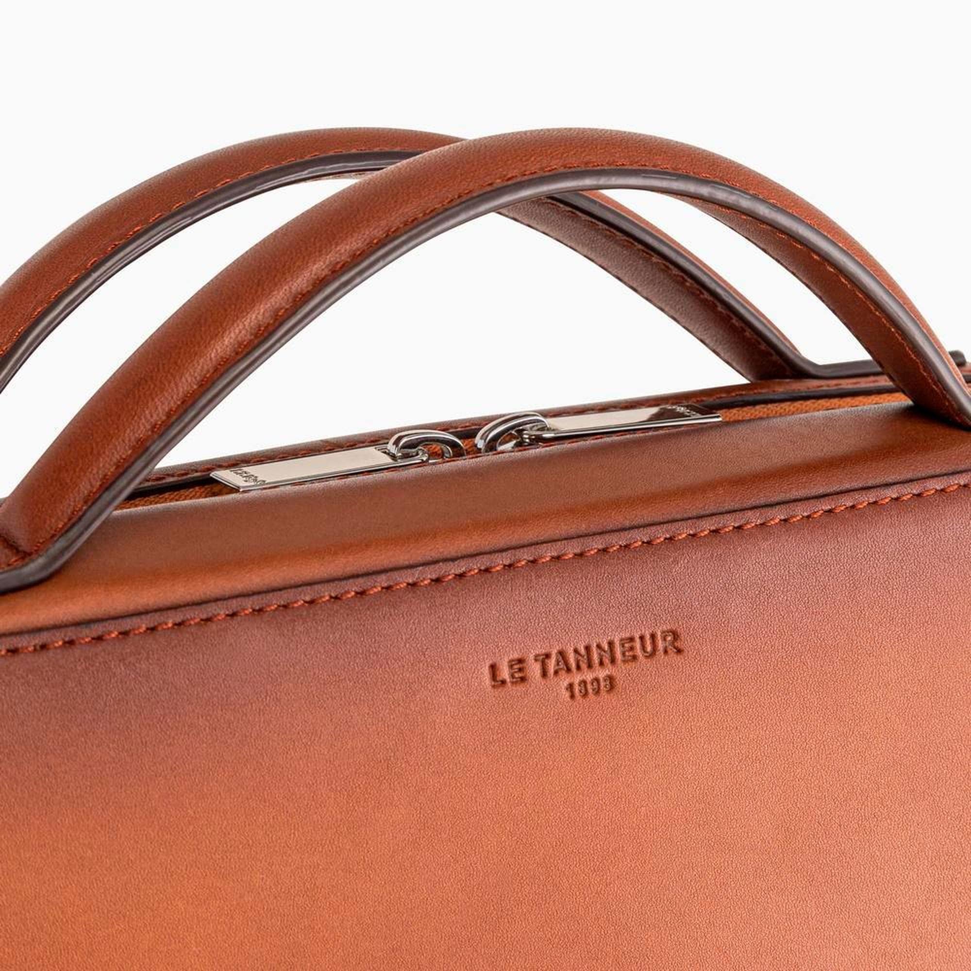 Le Tanneur Albert Porte-documents cuir lisse 14" 38x28 cm