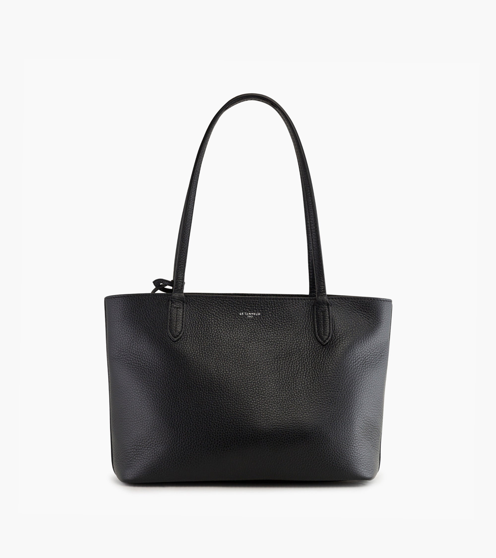 Le Tanneur Louise petit sac cabas cuir Black Le Bleu