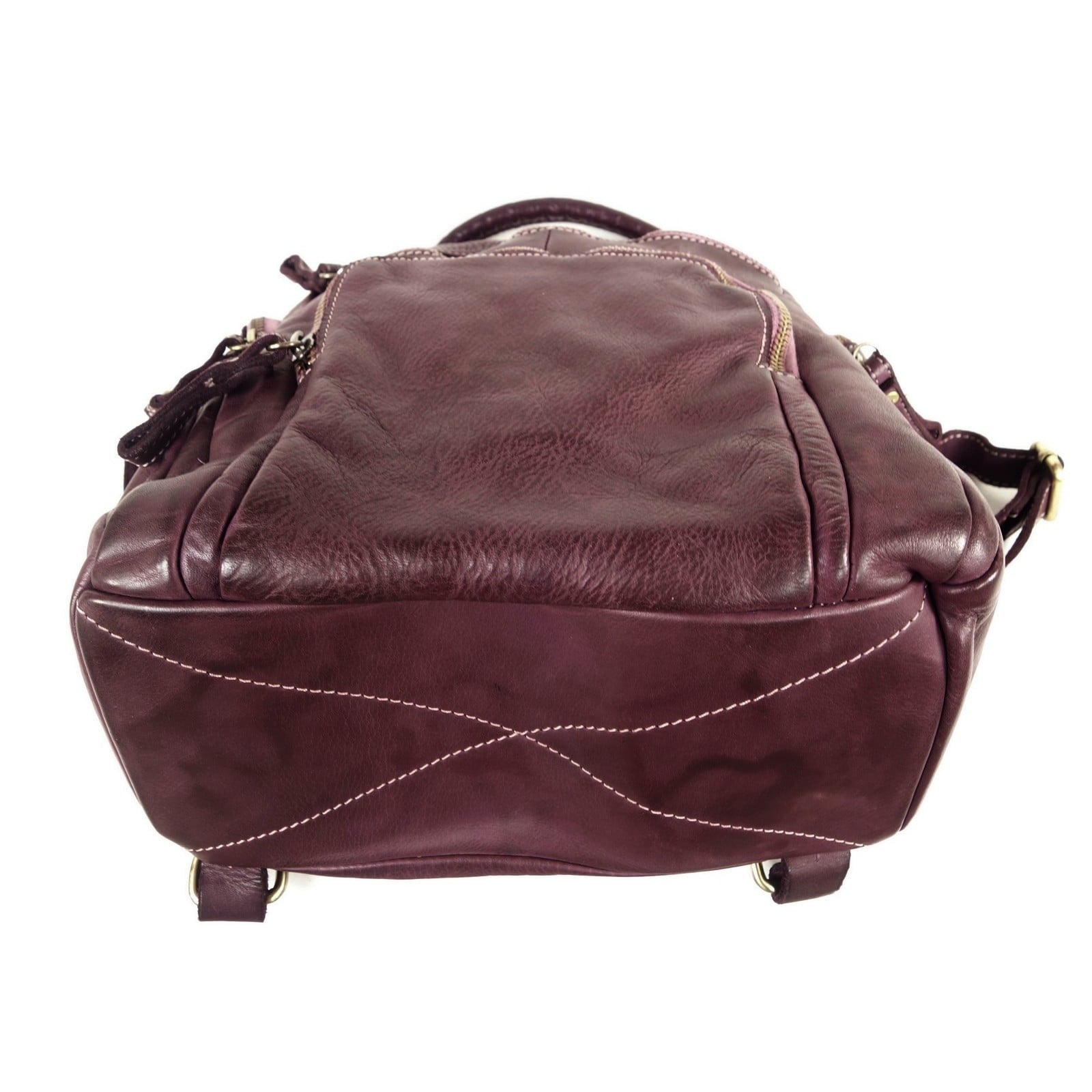 Collection Esprit Cuir Sac à dos Milo sac à dos cuir bordeaux
