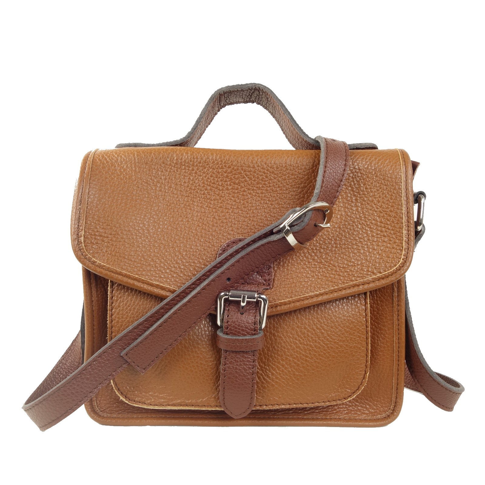 Collection Esprit Cuir Mia sacoche cuir naturel vintage