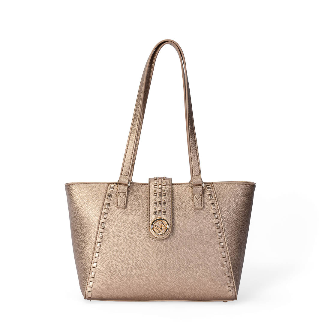 MAC ALYSTER Sweet sac cabas Beige Écru bandoulière amovible