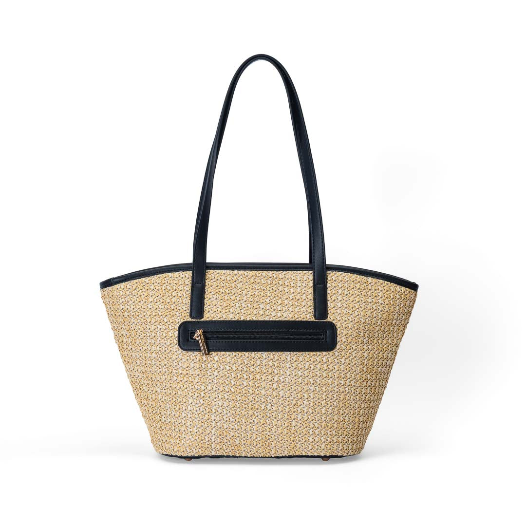 MAC ALYSTER Saint-Martin Sac shopping Noir grand format A4