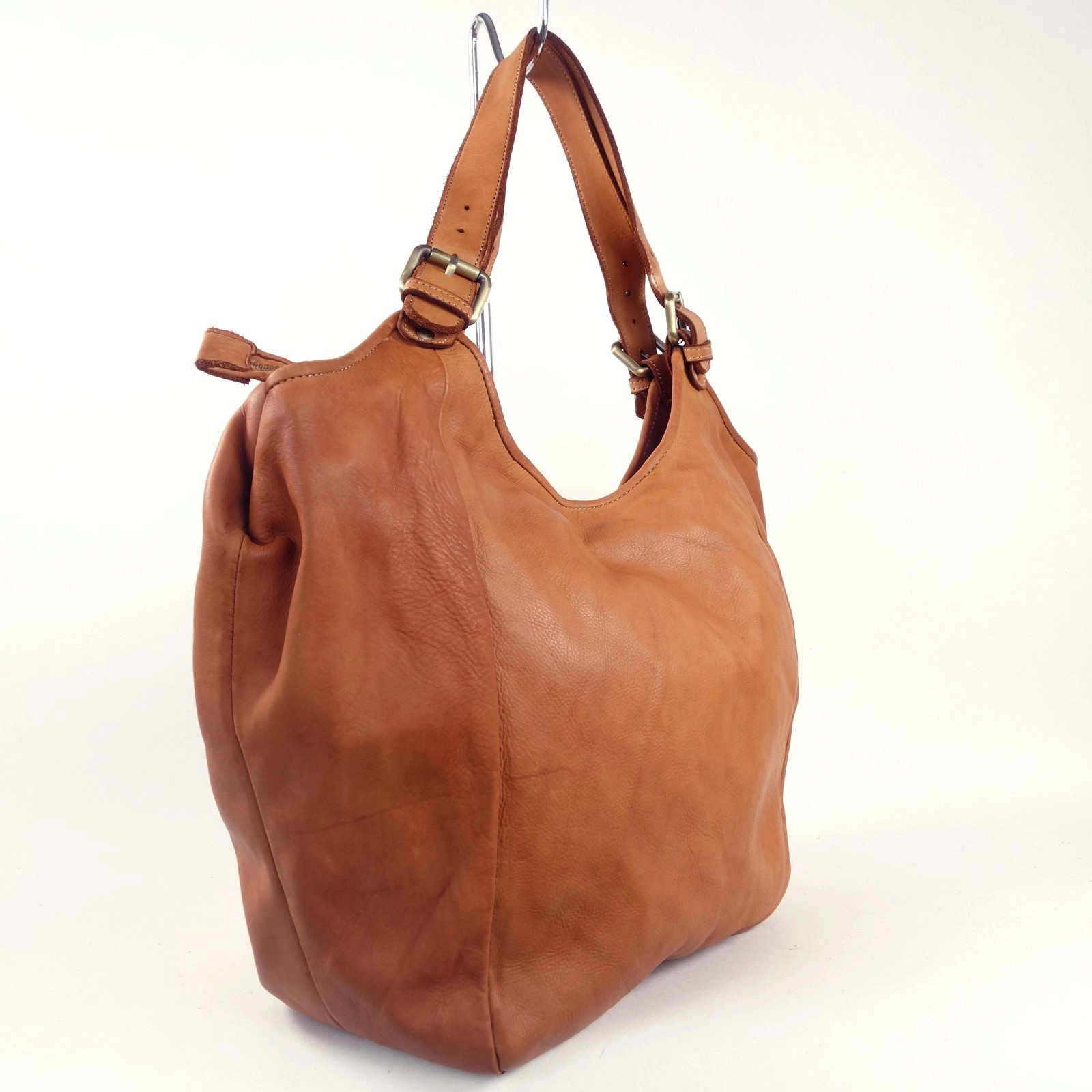 Collection Esprit Cuir MANUE grand sac cuir naturel vintage PC