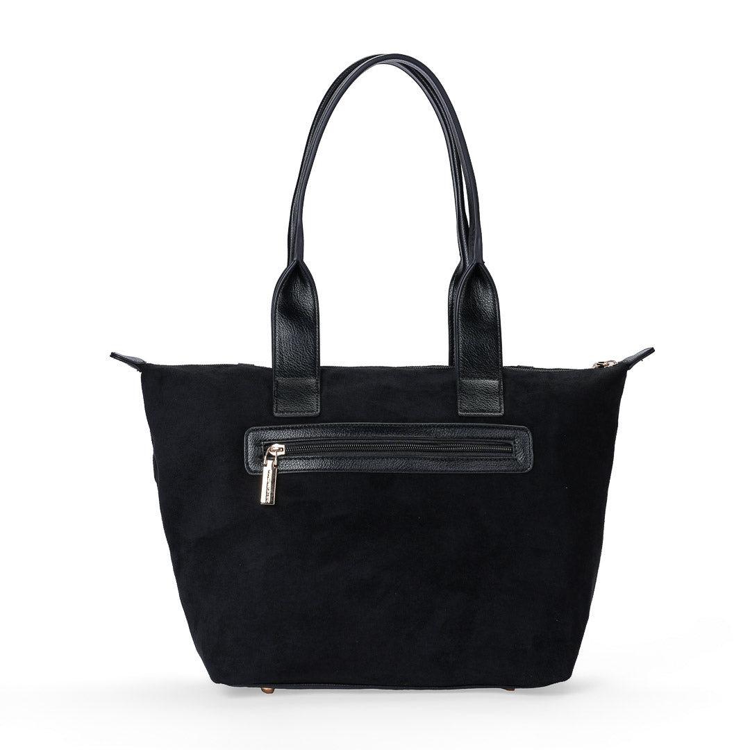 MAC ALYSTER ABRIELLE DAIM Sac cabas A4 noir
