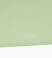 Le Tanneur Emilie porte-cartes cuir zippé texturé