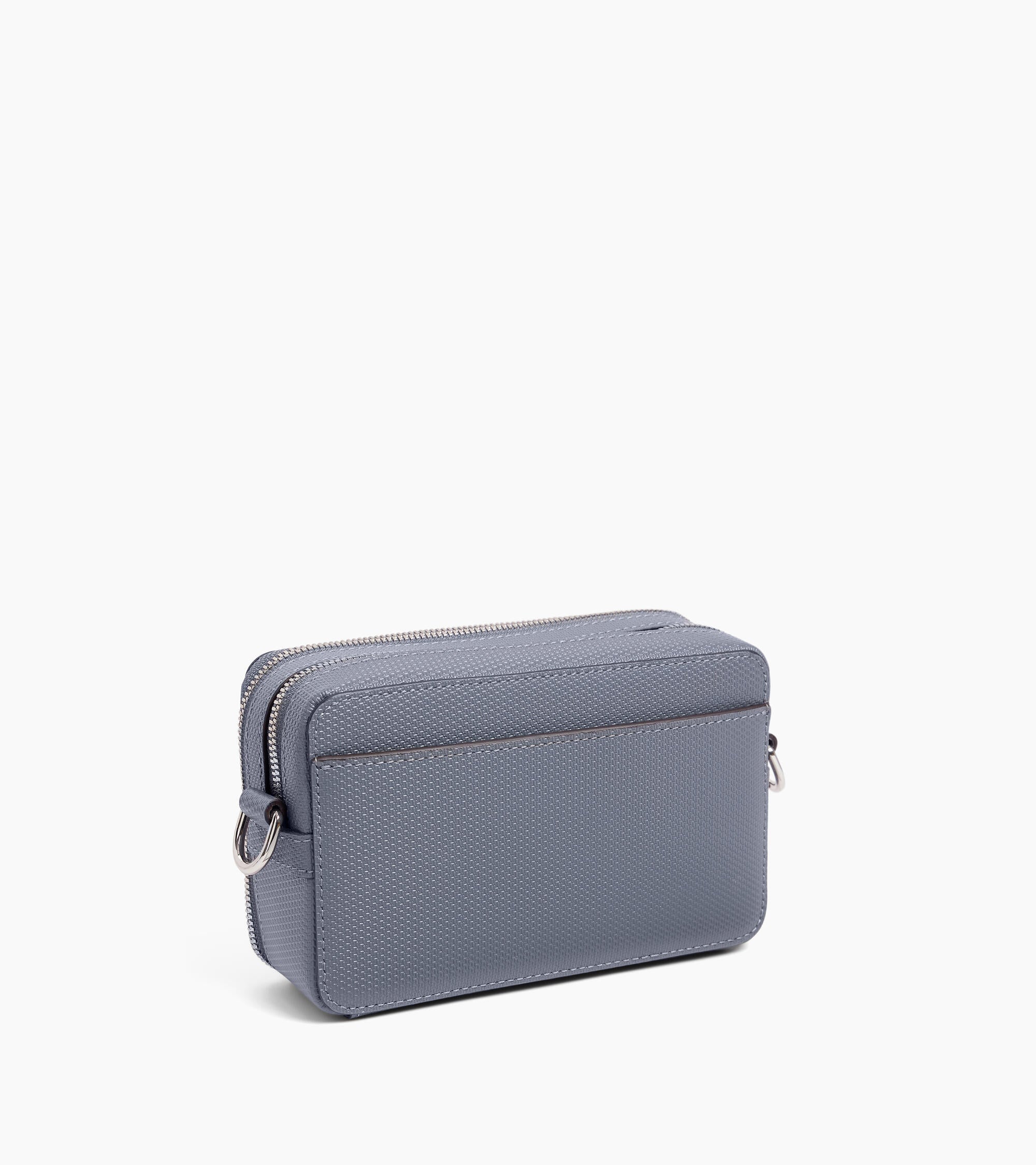 Le Tanneur Emile petite sacoche cuir Steel Blue 2 compartiments