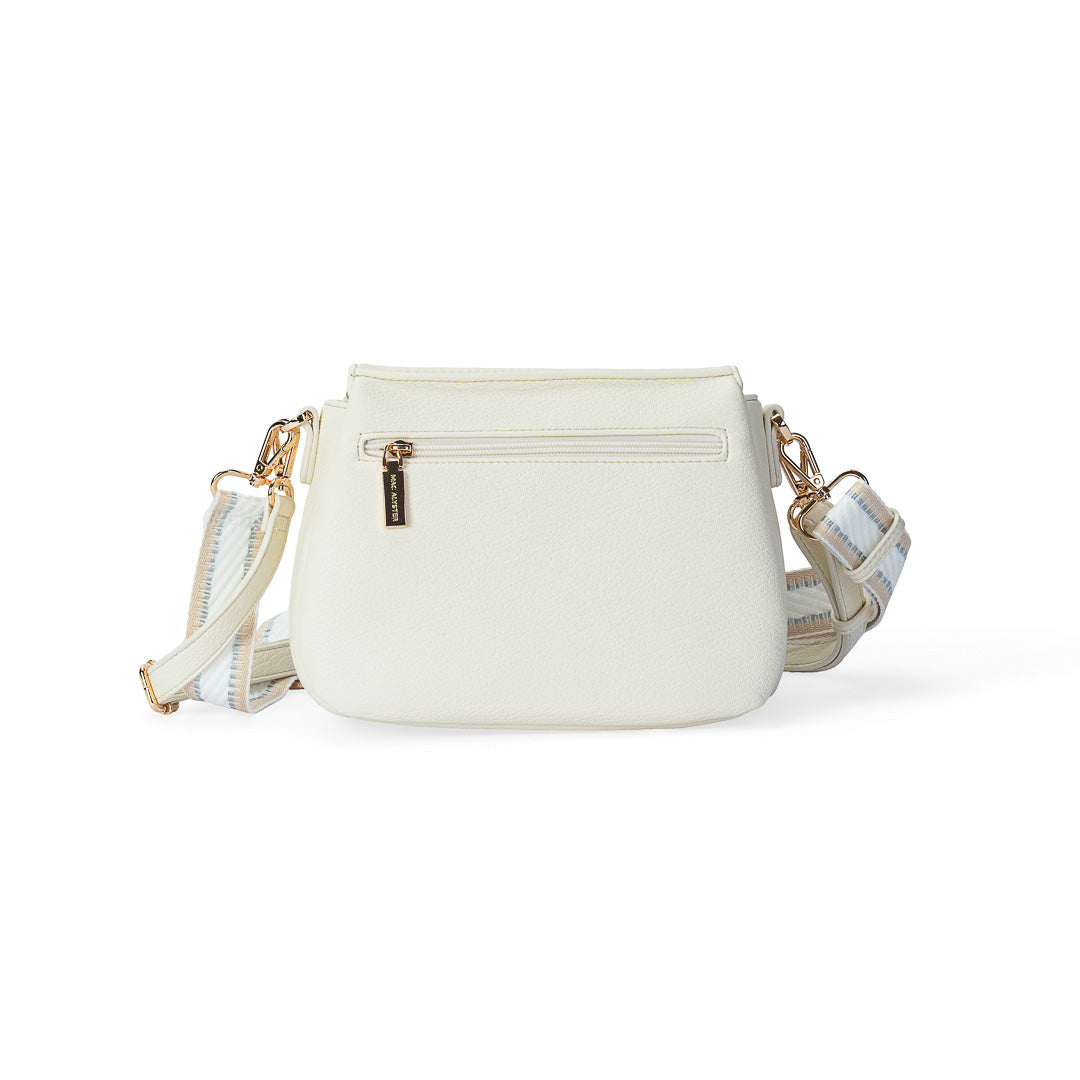 Mac Alyster Sweet sac trotteur beige cuir léger