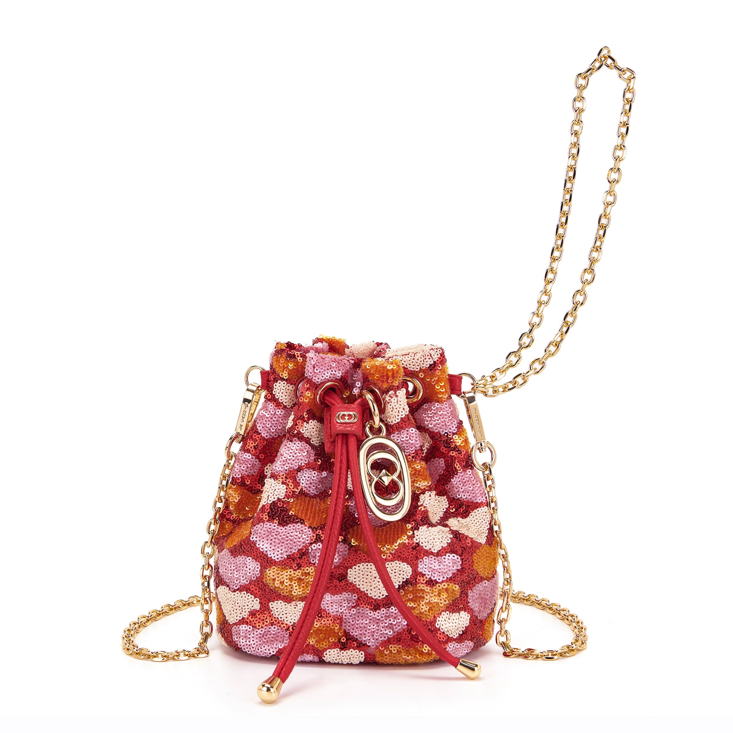 La Carrie Night Edition sac seau rouge paillettes